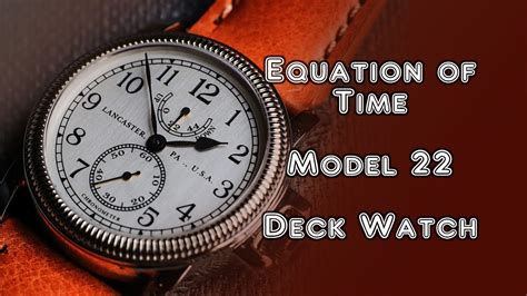 equation of time model.